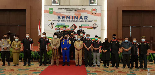 Seminar FPK Riau, Gubri Serukan Kelola Kemajemukan, Kapolda Minta Raih Kemajuan dengan Kebudayaan